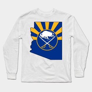 Logo for the Arizona Sabres Backers group Buffalo in the Desert Long Sleeve T-Shirt